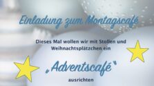 Einladung zum Montagscafé
